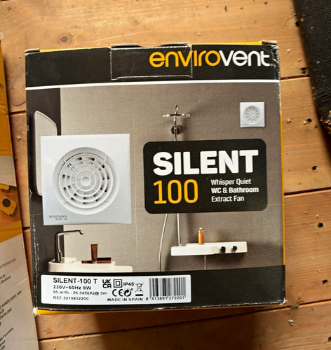 Envirovent silent 100 bathroom - silent,
