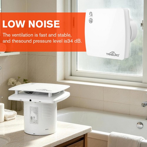 Silent bathroom extractor - bathroom, fan