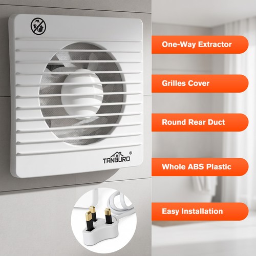 New silent bathroom extractor - silent,
