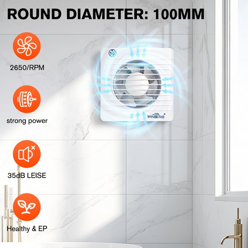 Silent bathroom extractor - silent,