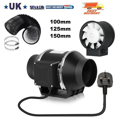 Smoke inline extractor fan - smoke,