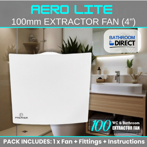 Aero light bathroom extractor - aero,