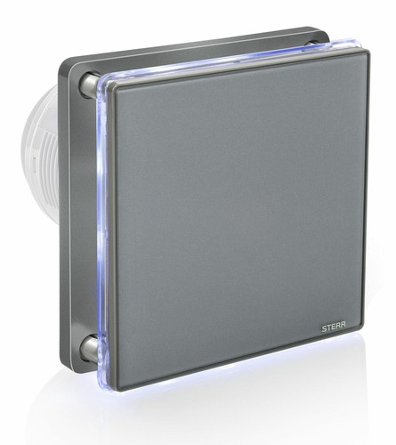 Grey bathroom extractor fan - bathroom,