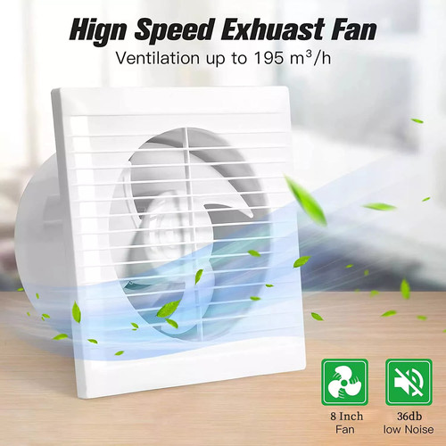 Silent bathroom extractor - extractor, fan