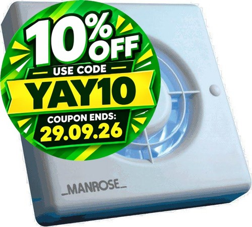 Manrose 100mm standard - 100mm,